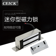 CEICK迷你型电磁锁12v单门磁力锁80kg门禁电控锁树脂密封防水门锁