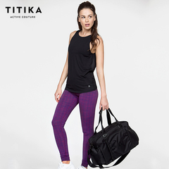TITIKA2016秋短途行李包女旅游包大容量健身包单肩包手提运动包