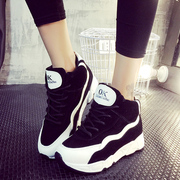 New Korean version 2015 fall fashion to fight thick-soled platform shoes to help students with sports and leisure shoes wave