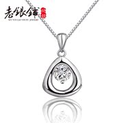 Old silver necklace 925 Silver Pu women Korea women love diamonds fashion jewelry necklace collar bone female silver necklace gift