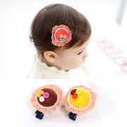 Know Richie children''s hair cut wool little Hat hair clip hairpin cute Pearl Jewelry girls clips