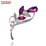 Package mail zircon brooch rhinestone brooches and flowers smiling Korean suit costume brooch accessory collar-pin female