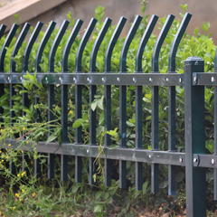 定做社区围栏热镀锌栏杆锌钢护栏大型篱笆栅栏栏栅围墙绿化栏杆
