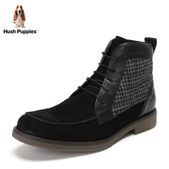 Hush Puppies/暇步士男靴秋季专柜同款系带男休闲靴H1N41CD3