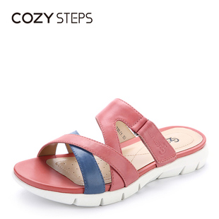 gucci色彩論文 COZY STEPS2020夏季新品羅馬涼拖撞色彩條拖鞋平跟7B041 gucci店面色彩