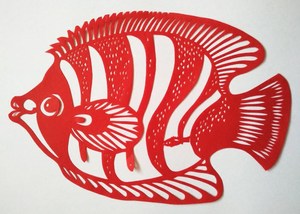 动物剪纸画手工图片