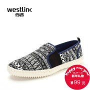 Westlink/West fall 2015 new casual wave Korean national wind shoes a pedal the lazy men's shoes