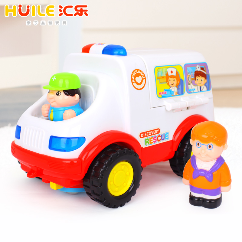 汇乐836救护车玩具 电动音乐灯光万向车 儿童过家家医具12-18月产品展示图4