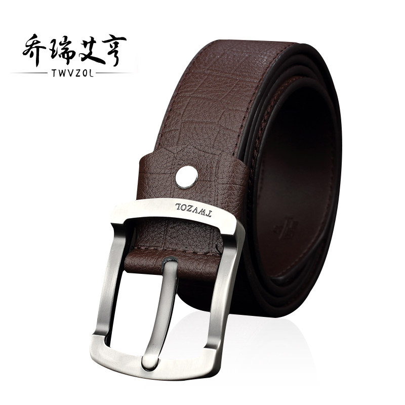 皮帶男真皮青年針扣牛皮百搭中年男士褲帶韓版潮流學生牛仔褲腰帶