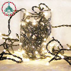 盈浩 圣诞节装饰品10米led圣诞灯暖光灯串节日活动灯光装饰布置