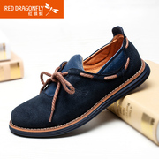 Red Dragonfly autumn new genuine leather men''s shoes fashion casual and comfortable strap shoe fashion men''s shoes