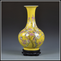 景德镇陶瓷花瓶客厅家居摆件现代简约装饰花器瓷瓶创意新居插花
