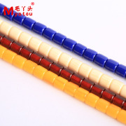 Bead accessories DIY jewelry materials semi-finished artificial honey wax, lapis lazuli anti-ivory beads across the beads