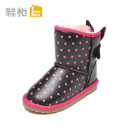 Shoe shoebox2015 fresh and sweet in winter's shoes boots women bow 1115638113