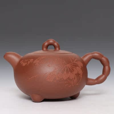 名家荟萃紫砂壶专场  国家工艺美术师张爱娣作品 荷塘收获壶 附证 