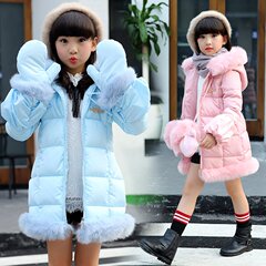 女童6冬装7中长款8棉衣9中大童10加厚11羽绒棉服12秋冬棉袄13岁潮