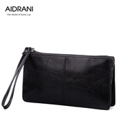 Ms Ai Danni 2015 new Europe woven wallet large zip around wallet female Korean fashion leather wallet