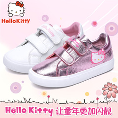 HELLO KITTY童鞋女童2016秋季新款运动鞋女孩板鞋学生时尚帆布鞋