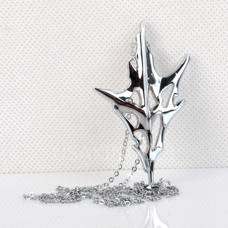 最终幻想final fantasy xiii雷霆闪电标志项链 动漫周边合金饰品-标题