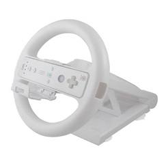 任天堂wii配件 WII赛车游戏专用支架 WII方向盘配件带底座方向盘