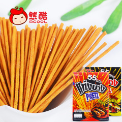 泰国进口 PRETZ格力高百力滋 烧烤/香辣味极细饼干棒37g 休闲零食