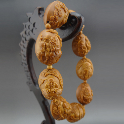 苏工核雕名家周建民《寿星》