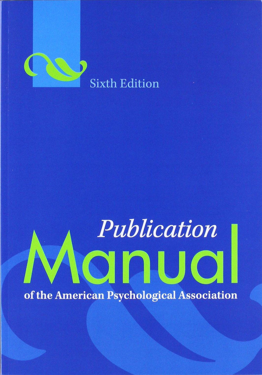 publicationmanualoftheamericanpsychologicalassociation美国心理