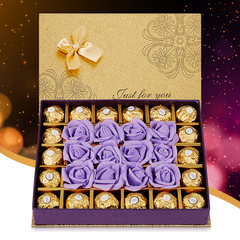 费列罗巧克力18粒装礼盒糖果费力罗零食送女友食品节日生日礼物