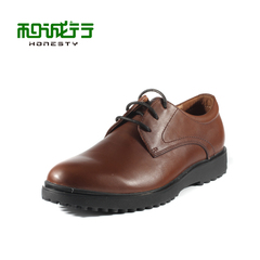 2015 new men's business casual shoes for fall/winter and He Chenghang the first layer of leather men's shoes wave 0040127