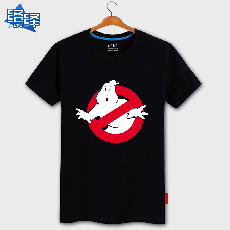 络绎Ghostbusters捉鬼敢死队幽灵禁止符号标志纯棉短袖T恤夏半袖|ruв категории Мужская одежда, футболка - от Buy2taobao.com для оказания профессиональной услуги покупки агента Taobao