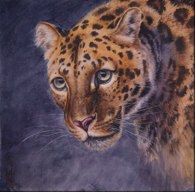 实力派画家 周凯 《凝望》 纸本水彩