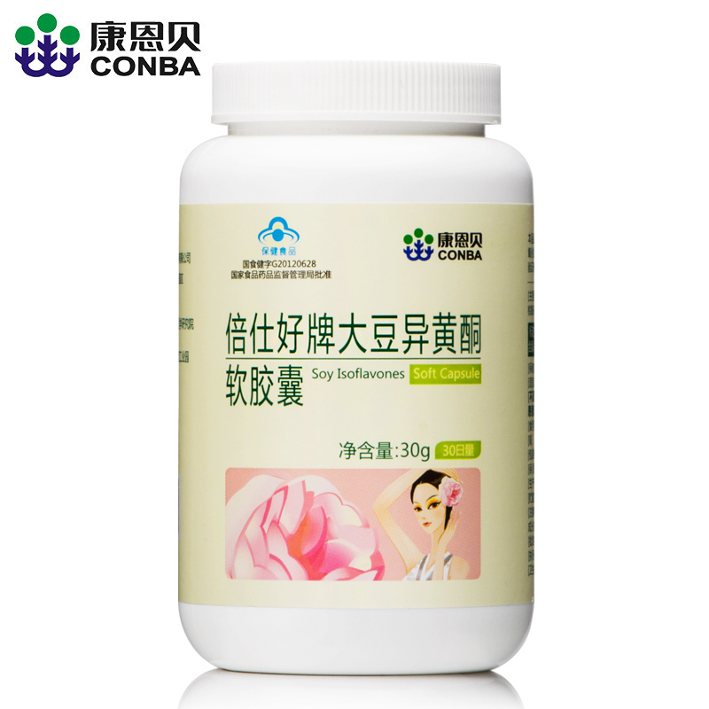 CONBA/康恩贝 倍仕好牌大豆异黄酮软胶囊 500mg/粒*60粒 雌激素产品展示图3