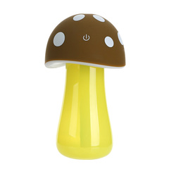 超可爱蘑菇夜灯USB加湿器家用迷你创意办公室桌面超声波静音