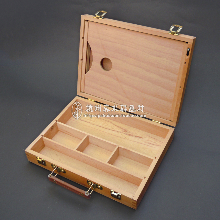 榉木制桌面手提画箱 轻便型写生油画箱 木质笔盒工具箱 送调色板在类目 电子词典/电纸书/文化用品, 画具/画材/书法用品, 画板/画架中 - 来自Buy2taobao.com提供专业的淘宝代购服务