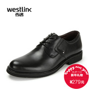 Westlink/West Derby shoes leather fall 2015 new lace low cut shoes business attire of men's shoes