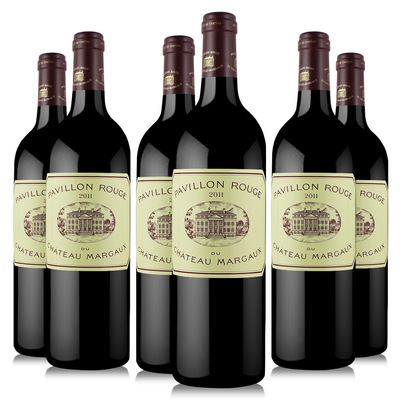 【6瓶】2011年 玛歌副牌/玛歌红亭红葡萄酒 750ml*6