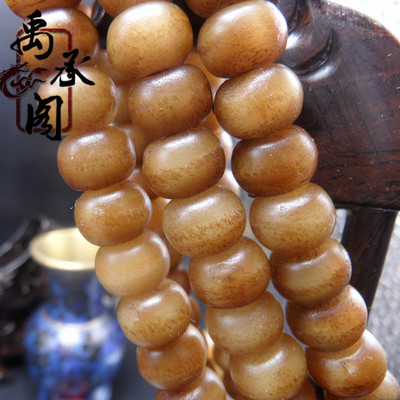 西藏牦牛骨手串108佛珠念珠款老料灵骨藏式牦牛骨手串手链包邮