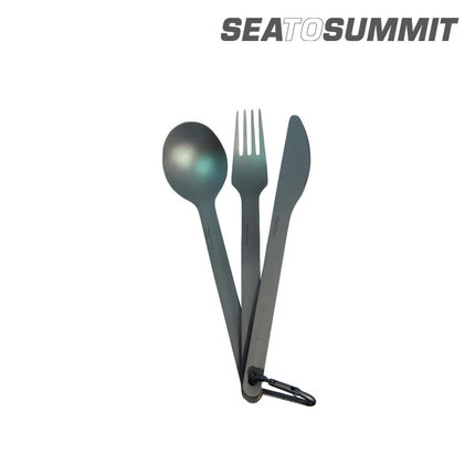 sea to summit鈦金屬餐具套裝 鈦刀叉勺 野外紮營輕量餐具 正品 - 18689117960