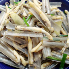 生猛海鲜 鲜活黄壳竹蛏 500克/38 蛏子一斤30到60个