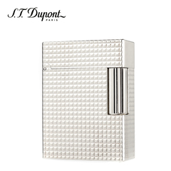 S.T.Dupont 都彭打火机Ligne1系列打火机 镀银钻石菱纹13110