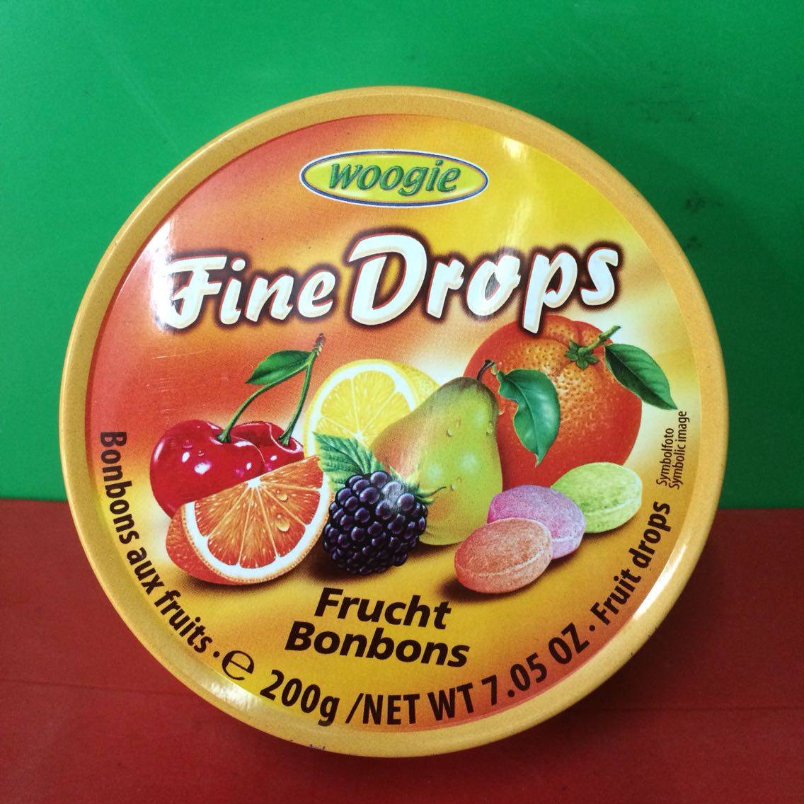 德国原装进口woogie牌薄荷味,综合水果味糖果200克 新货