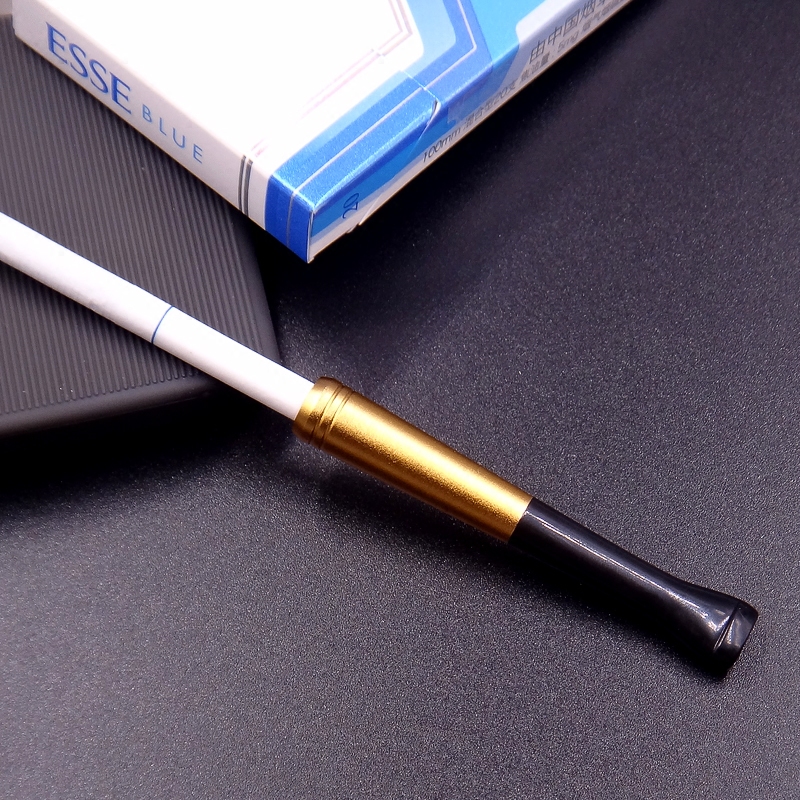 qh金属细烟烟嘴52mm女士循环型可清洗过滤嘴男士拉杆型清肺戒烟具