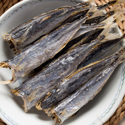 野生鱼 咸鱼干潮汕野生海小鱼去头巴浪鱼干提鱼干熟鱼农家土特产鱼干