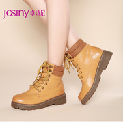 Zhuo Shini 2014 new winter boots casual low heels short boots laces women boots 144172114