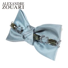 ALEXANDRE ZOUARI法国亚历山大施华利波西米亚系列蝴蝶结发夹头饰