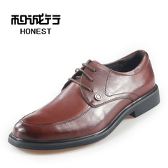 And iron sculptures Tony spring/summer new style leather men's business dress shoes-tie Derby shoes 0090020