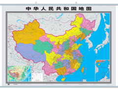 2016年精装版 中国地图挂图1.2米*0.9米 全国旅游交通铁路机场公路 中国地图出版社 双面覆膜 防水耐折 高档穿杆-精致美观