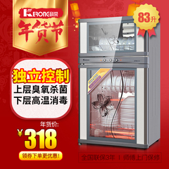 科荣83C-2 消毒柜立式家用 高温双门碗柜迷你 餐具杀菌柜壁挂式