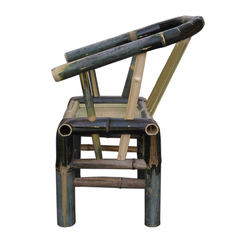 餐椅竹制椅子麻将椅凳子休闲椅复古怀旧靠背竹椅中式躺椅手工椅子