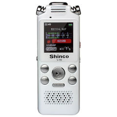 新科Shinco V-59 8G录音笔专业学习复读 定时录音器智能声控保密